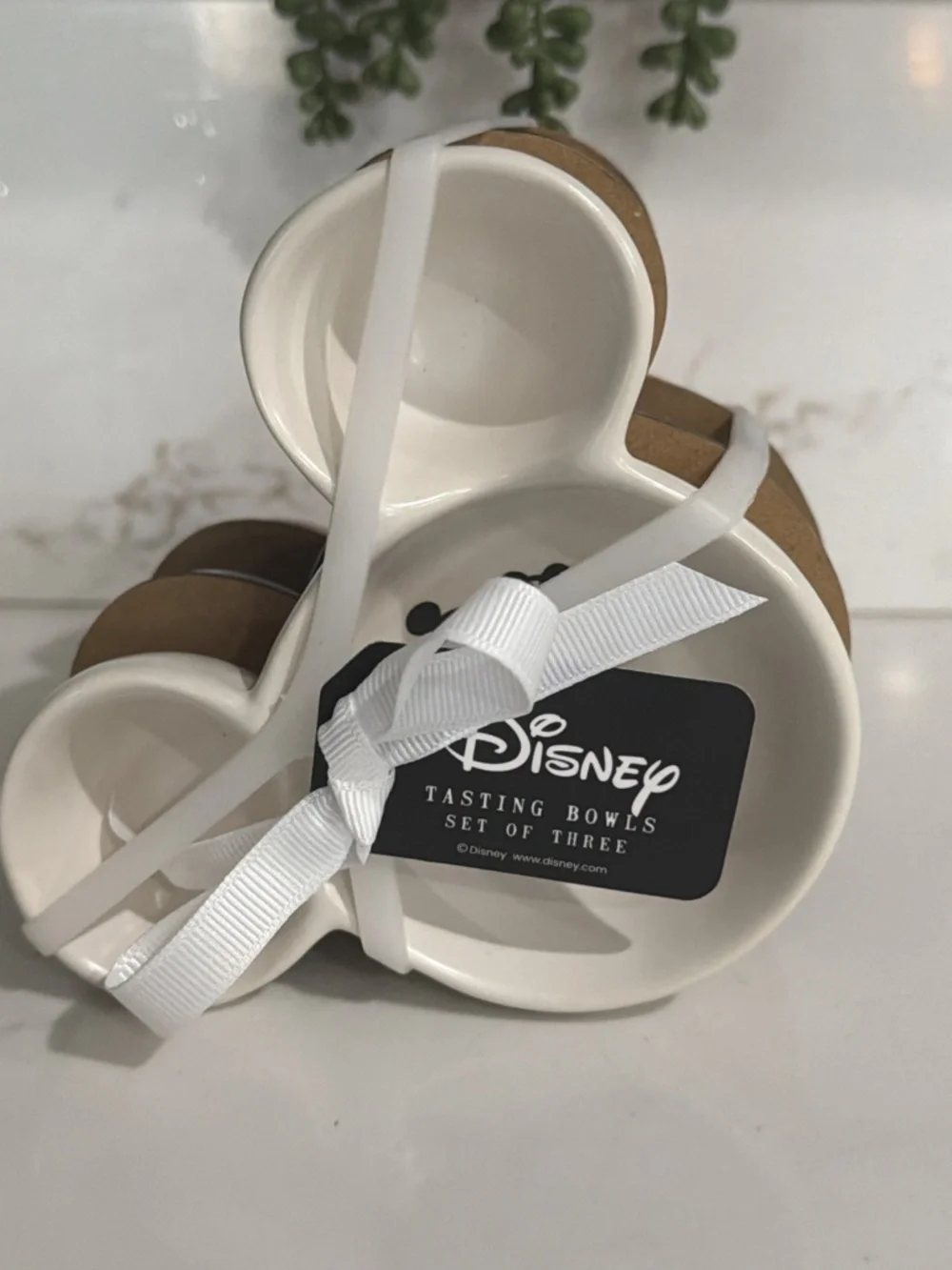 Rae Dunn Halloween Disney Mickey Mouse Set of 3 Snack Bowls